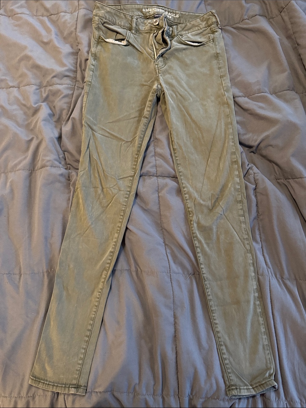 American Eagle Outfitters Olive Skinny Pants